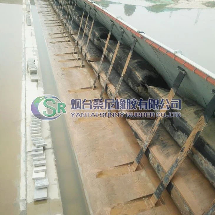 pneumatic spillway gate
