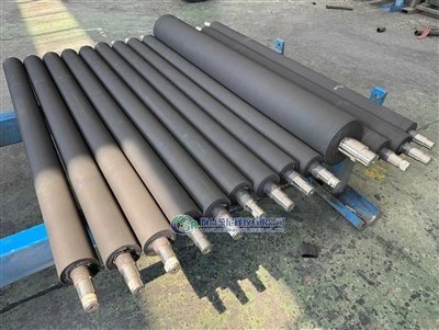 Food Grade 304 Steel Stainless Steel EPDM Rubber Rovered Moz Roller Roller Moz Support تسمه نقاله غلتک بیکار